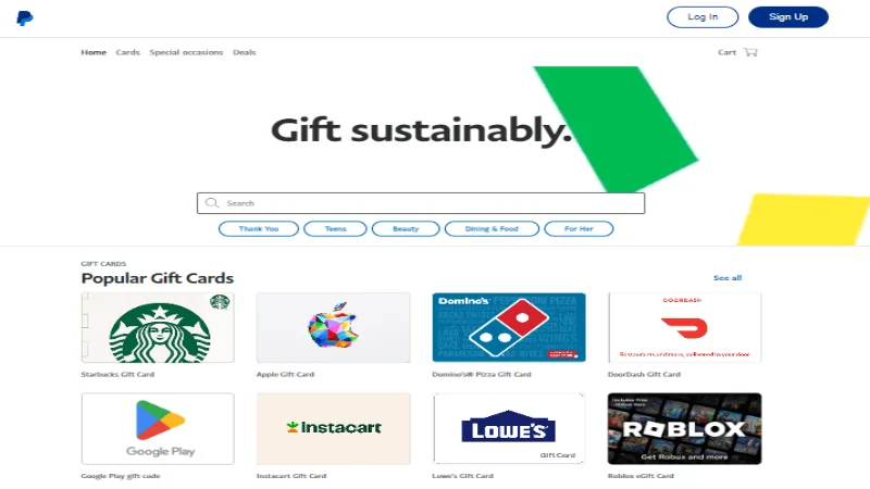 Use Free PayPal Gift Cards