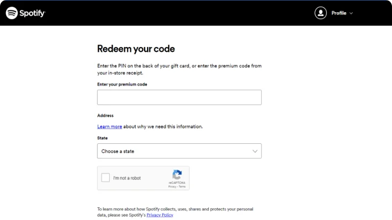 Use Free Spotify Gift Cards