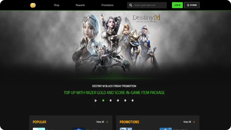 Use Razer Gold Gift Cards