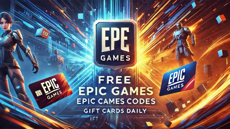 Claim Free Epic Games Codes and Free Gifts Today
