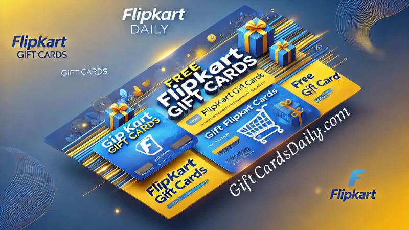 Get Free Flipkart Gift Cards