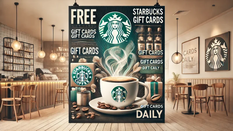 Free Starbucks Gift Cards