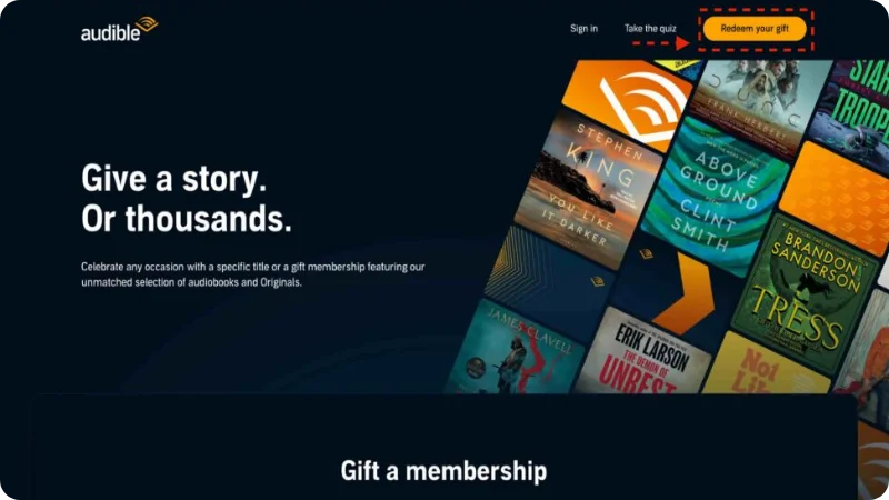 Use Free Audible Gift Cards