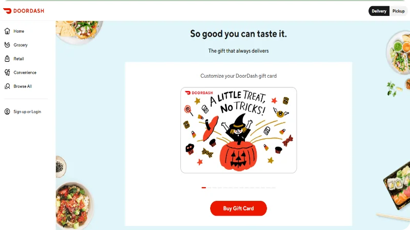 Use Free DoorDash Gift Cards