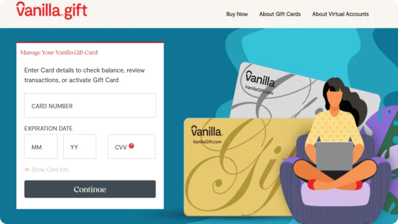 Use Free Vanilla Gift Cards