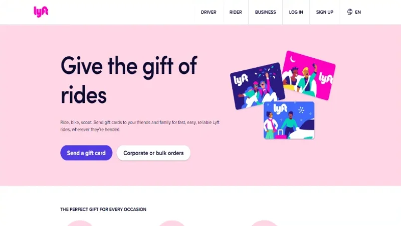 Use Lyft Gift Cards