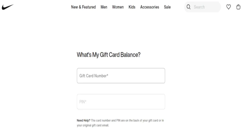 Use Nike Gift Cards