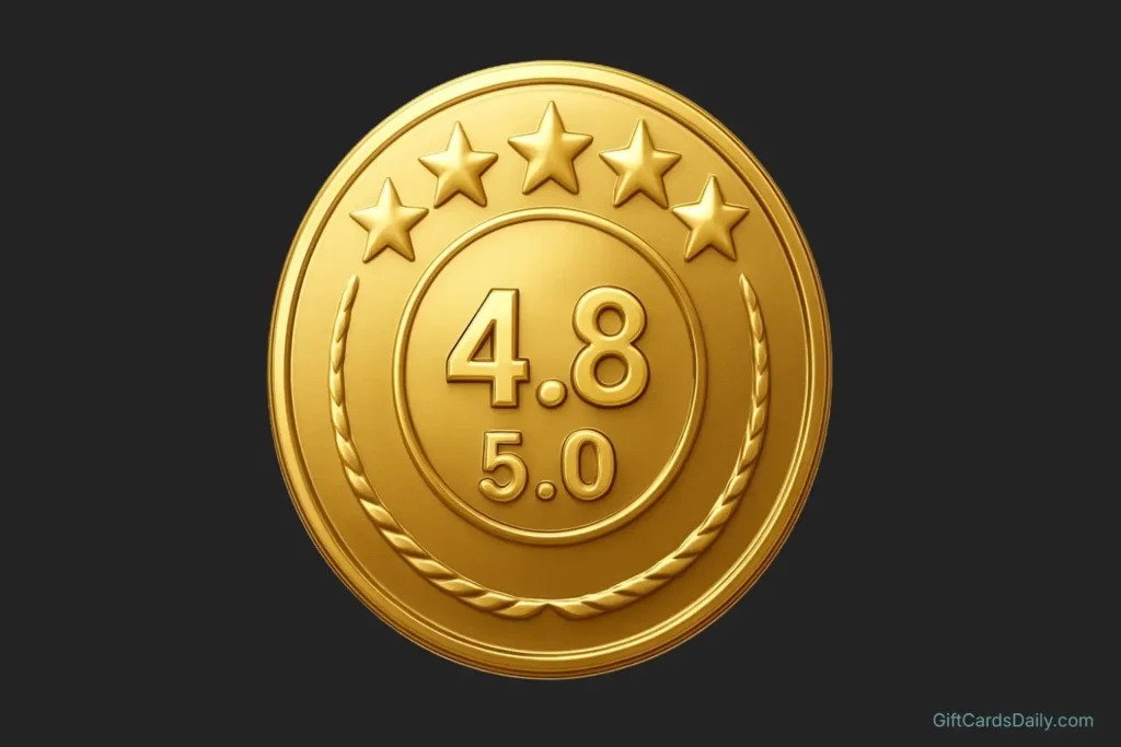 This reinforces the high rating and acts as a visual anchor for the conclusion.